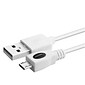 Insten 10 Micro USB Male to Male Data Transfer Cable, White
