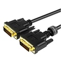 Insten® 3 DVI-D Male/ Male Digital Dual Link Cable, Black