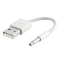 Insten® 193638710.5cm 3.5mm to USB Cable Adapter iPod Classic & iPod Shuffle (3rd Gen Onwards) White