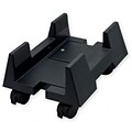 Syba CPU Stand for ATX Case Plastic Adjustable Width with wheels - Black