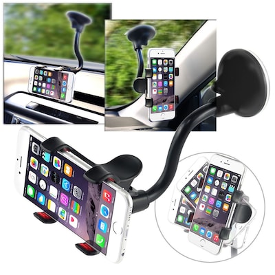 Insten Universal Car Mount Suction Phone Holder Dashboard Windshield Cradle For Smartphone