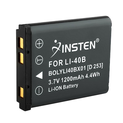 Insten® 216814 2-Piece DV Battery Bundle For Olympus Li-40B/Li-42B/Nikon EN-EL10/Fuji NP-45