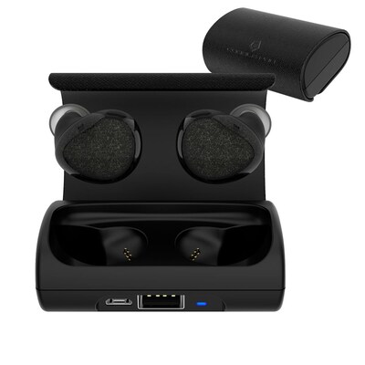 Cobble Pro Black True Wireless Headphones with Bluetooth Headsett Mic and Charging Case (2311921)