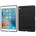 Insten Hard Dual Layer TPU Case w/stand/Holster For Apple iPad Pro (9.7) - Black