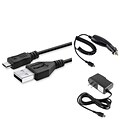 Insten Home Travel+Car Charer+USB Cable for Smartphone