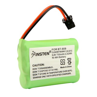 Insten 700mAh 3.6 V Ni-MH Cordless Phone Battery For Uniden BT-909