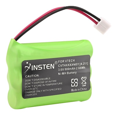 Insten 3.6V Cordless Phone Battery 89-1323-00-00 27910 For Vtech i6763 i6765 i6767 i6725 i6727 Cordless phone