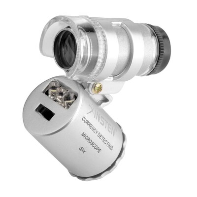 Insten 60x Magnifying Glass Jewelers Loupe Magnifier with LED light