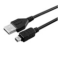 Insten® USB Data Cable With Ferrite For Olympus CB-USB5/USB6, Black