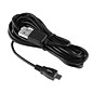 Insten® 10' Micro USB 2.0 A/B 2-in-1 Cable, Black
