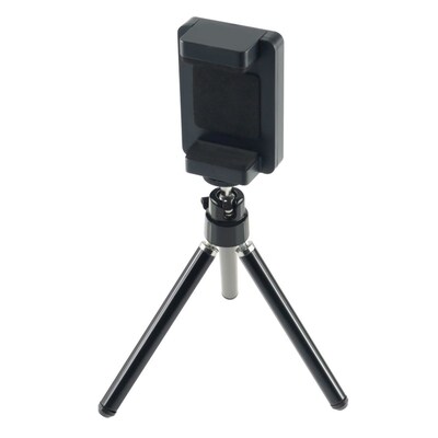 Insten® Tripod Phone Holder For iPhone 5/5S, Black