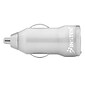Insten Dual USB Mini Car Charger Adapter, White (DOTHUSBXCC16)