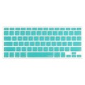 Insten® Keyboard Skin Shield For 13 Apple MacBook Pro White, Tiffany Blue