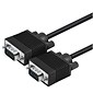 Insten® Premium 3 VGA Monitor Male/Male Cable, Black