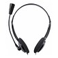 Insten® 6.5' VOIP/SKYPE Handsfree Stereo Headset With Microphone, Black
