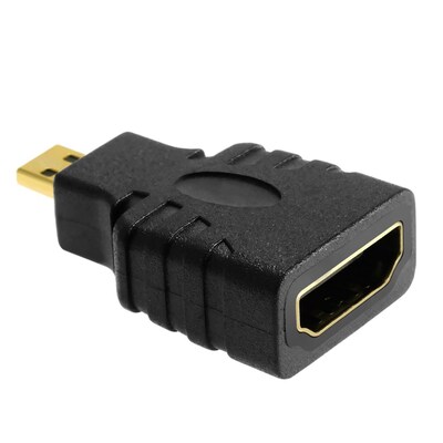 Insten Micro HDMI Connector Male to HDMI Connector Female Port Saver Adapter Micro HDMI Adapter Male to Female