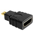 Insten Micro HDMI Connector Male to HDMI Connector Female Port Saver Adapter Micro HDMI Adapter Male to Female