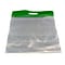 Zipfile Storage Bags, Green, 14 x 13, 25/Pk (BOBZFH1413G)
