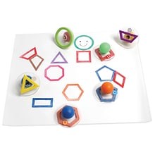 Ready2Learn™ Giant Stampers, Outline Geometric Shapes, 10/pkg