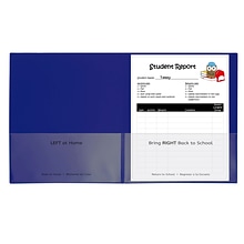 C-Line Classroom Connector School-to-Home Heavyweight File Folder, Letter Size, Blue, 25/Box (CLI320
