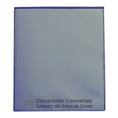 C-Line Classroom Connector School-to-Home Heavy Duty File Folder, Letter Size, Blue, 25/Box (CLI3200