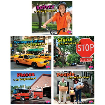 Capstone Publishing® My Neighborhood Book Set, Set Of 5 Books