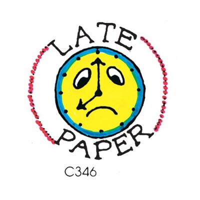Late Paper Sweet-Arts Artistic Rubber Stamp
