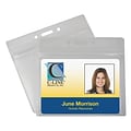 C-Line Horizontal ID Badge Holder, Multicolor, 50/Pack (CLI89832)