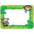 Poppin Patterns™ Name Tags, Monkey Business