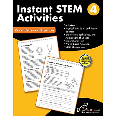 Creative Teaching Press STEM Instant Activities Workbook, Grade 4 (CTP8196)