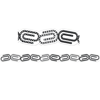 Creative Teaching Press CTP8349, Bold & Bright Paper Clips Border
