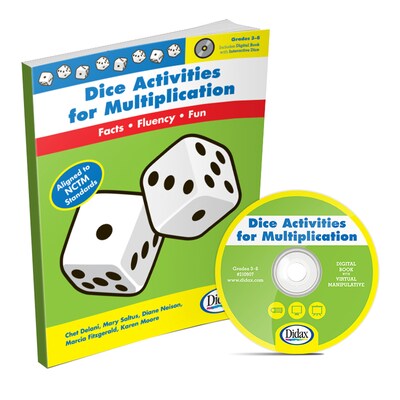Dice Activities for Multiplication Resource Book, Grades 3-6
