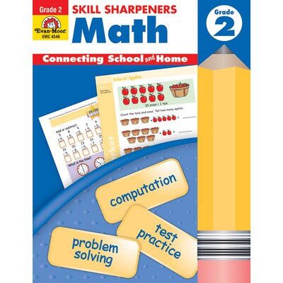 Evan-Moor® Skill Sharpeners, Math, Grade 2