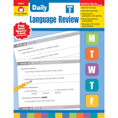 Grammar Skills, Evan-Moor® Daily Language Review Grade 2