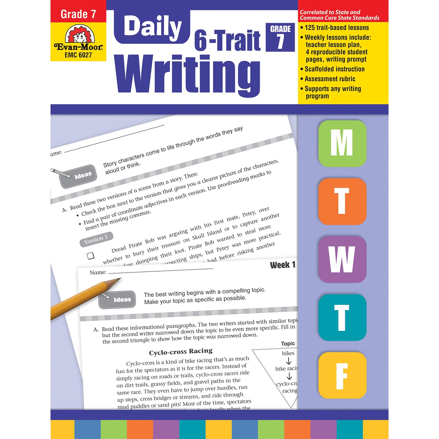 Evan-Moor® Daily 6-Trait Writing, Grade 7