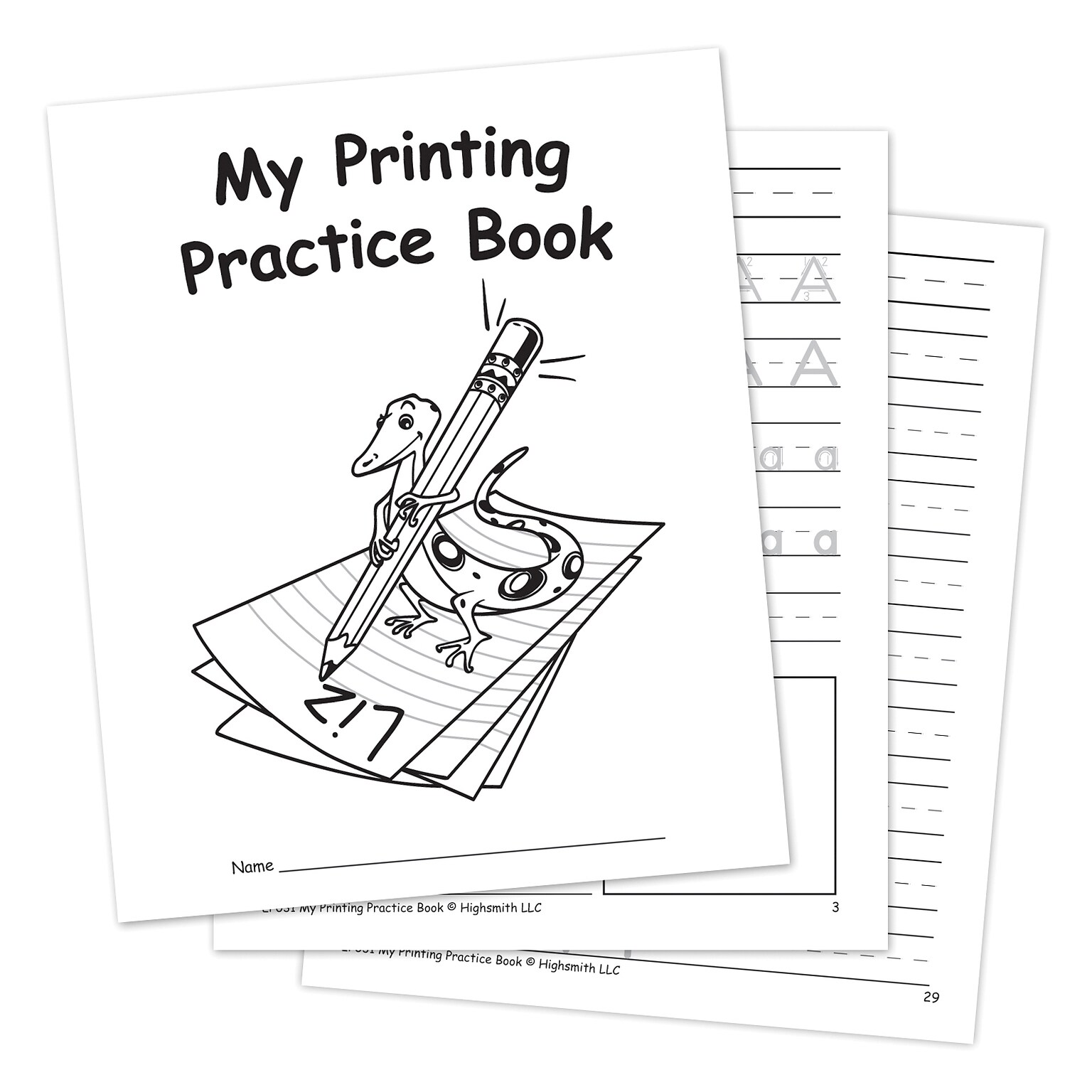 My Own Books My Printing Practice Book 8 1/2 x 7 32 pp. (EP-031)