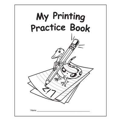 My Own Books My Printing Practice Book 8 1/2 x 7 32 pp. (EP-031)
