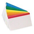 Oxford Color-Coded Index Cards 4x6, Assorted Colors, Ruled, Set of 15 packs each pack has 100 cards