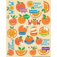 Eureka Scented Sticker, Orange, 80/Pack (EU-650918)