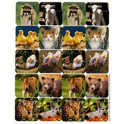 Eureka Baby Animals Theme Stickers, 120 ct. (EU-655027)