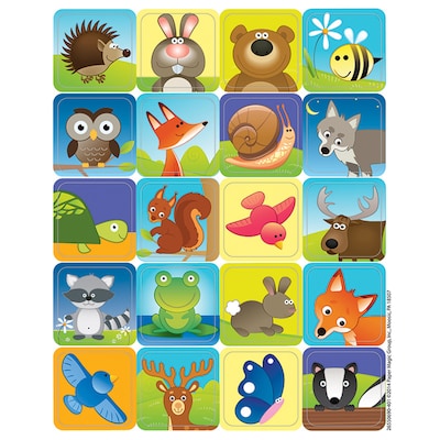 Eureka® Theme Sticker, Woodland Creatures, 120/Pack