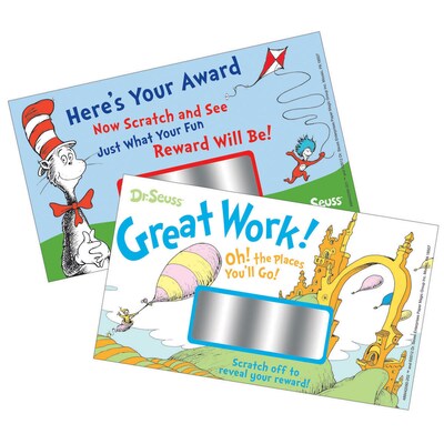 Eureka Dr. Seuss Scratch Off Rewards, 24 ct. (EU-844209)