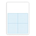 Flipside 0.25 Graph Dry-Erase Whiteboard, 11 x 16 (FLP11161)