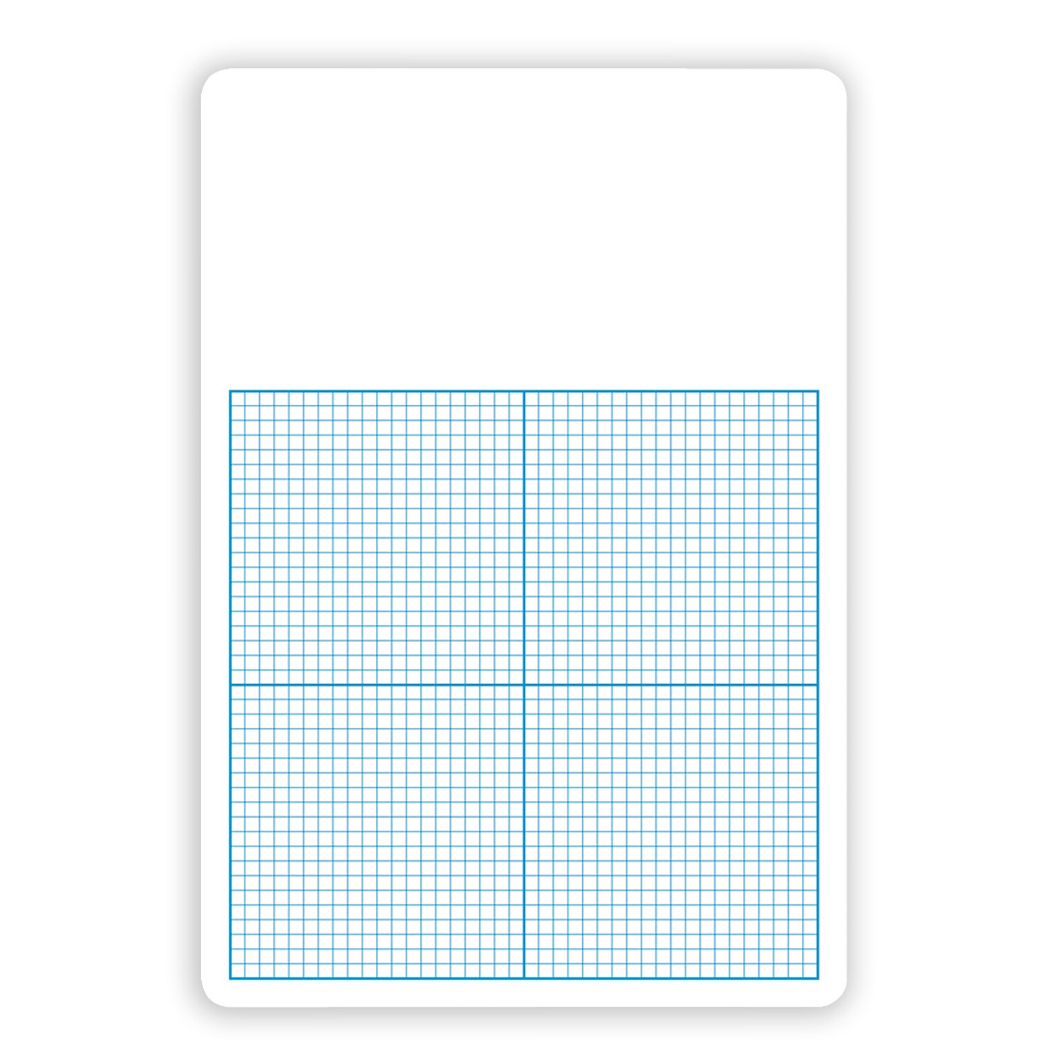 Flipside 0.25 Graph Dry-Erase Whiteboard, 11 x 16 (FLP11161)