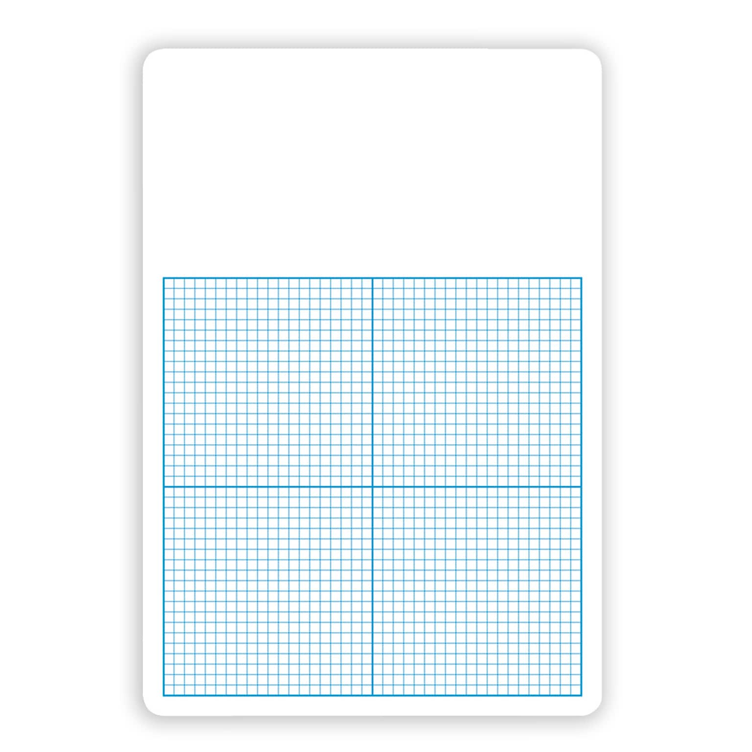 Flipside 0.25 Graph Dry-Erase Whiteboard, 11 x 16 (FLP11161)