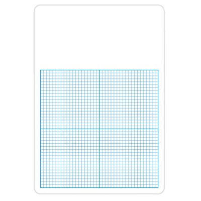 Flipside® Dry Erase Base Ten Grid Boards, Class Pack Of 12