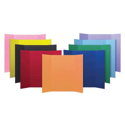 Flipside Corrugated Project Board, Assorted Colors, 36 x 48, Pack of 24 (FLP3004524)