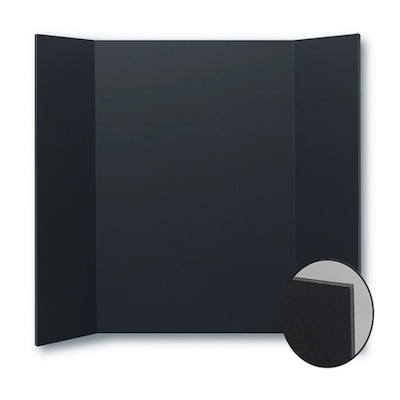 Flipside Foam Project Board, 36 x 48, Black, 10/Pack (30508-10)