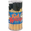 Kid Dynasty® KD-600 Flat Junior Black Bristle Paint Brush Set, Assorted Sizes, Set of 30 (FMB27567)