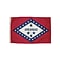 Flagzone Arkansas Flag with Heading and Grommets, 3 x 5, Each